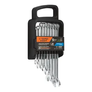 15774 / JC-9M Juego de 9 llaves combinadas extralargas pulidas mm, Expert