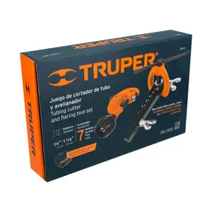 12871 / JCA-3 Juego de avellanador y cortador de tubo, Truper