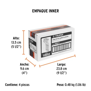 Juego de 3 mini cepillos de alambre 28 pinceles, Truper