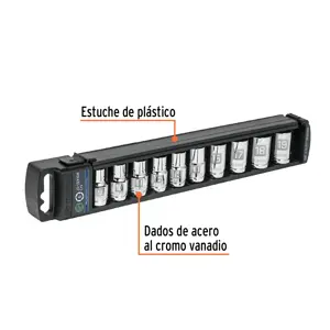 Juego de 10 dados cuadro 1/2