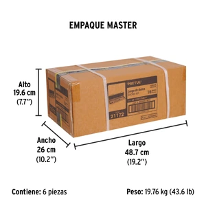 Juego de 16 herramientas 1/2