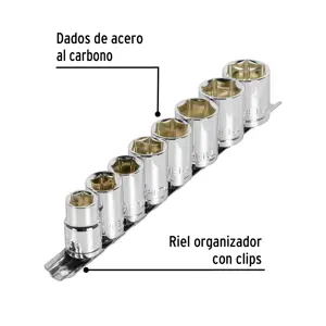 Juego de 8 dados cuadro 1/2