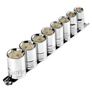 21170 / JD-1/2X9SAE-P Juego de 8 dados cuadro 1/2