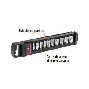 Juego de 10 dados cuadro 1/4