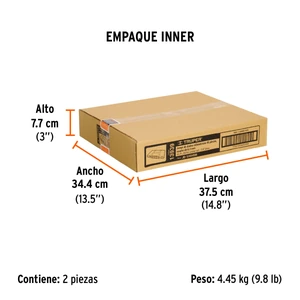Truper Juego de 45 herramientas cuadro 1/4