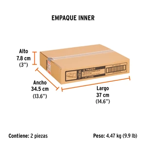 Truper Juego de 45 herramientas cuadro 1/4