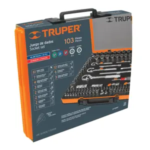 12893 / JD-103MP Truper Juego 103 herramientas 1/4