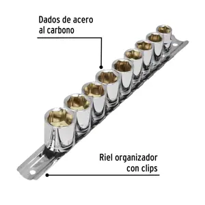Juego de 9 dados cuadro 3/8