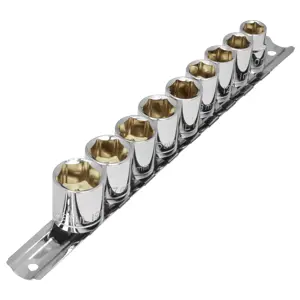 21189 / JD-3/8X10MM-P Juego de 9 dados cuadro 3/8