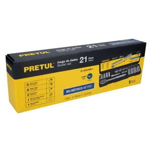 Juego de 21 herramientas 3/8
