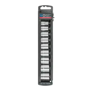 13950 / JD-3/8X9P Juego de 9 dados cuadro 3/8