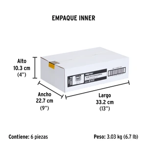 Juego de 6 desarmadores mango de PVC, Pretul