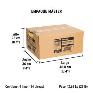 Juego de 6 desarmadores mango de PVC, Pretul
