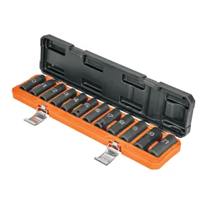100946 / JDI-1/2X12ML Truper Juego de 12 dados largos de impacto cuadro 1/2