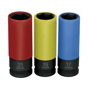 100942 / JDI-1/2X3MP Truper Juego 3 dados largos 1/2