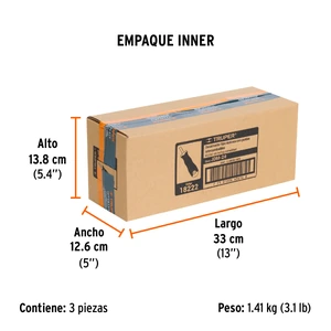 Desarmador tipo matraca con 17 puntas y 7 dados, Truper