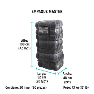 Rollo de 25 m de jerga plana gris, Klintek