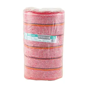 57057 / JER-25R Rollo de 25 m de jerga sarga gruesa roja, Klintek