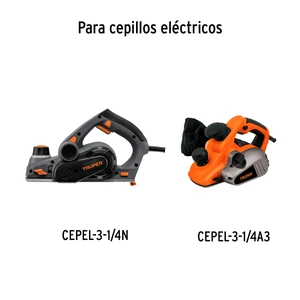 Truper Jgo de soporte y portacuchillas p/ CEPEL-3-1/4N y 3-1/4A3