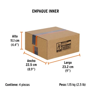 Juego de 3 mini pinzas mango Comfort Grip, Truper