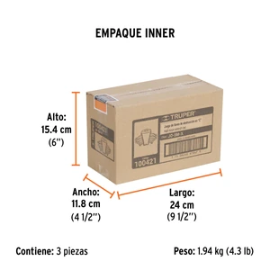 Truper Juego de 5 llaves pulidas de obstrucción en 