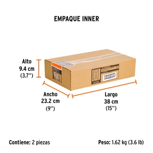 Juego con 15 desarmadores largos de precisión, Truper