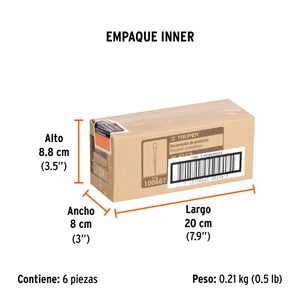 Truper Desarmador de precisión plano de 1.8 mm mango ergonómico