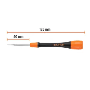 Truper Desarmador de precisión punta torx T3 mango ergonómico