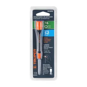 Truper Desarmador de precisión punta torx T6 mango ergonómico
