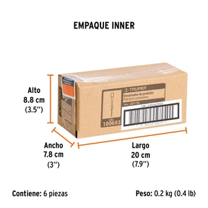 Truper Desarmador de precisión punta torx T6 mango ergonómico