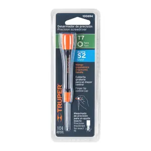 Truper Desarmador de precisión punta torx T7 mango ergonómico