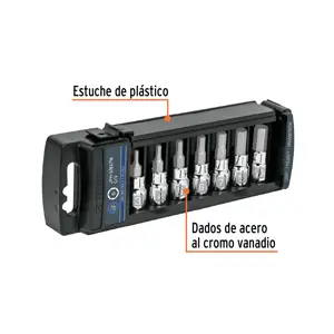 Juego de 7 dados cuadro 3/8