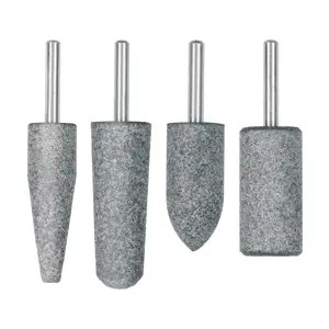 Truper Juego de 4 piedras montadas zanco 1/4