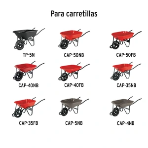 Juego de 2 tirantes calibre 18 para carretillas Pretul