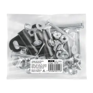 100156 / JT-M Truper Juego de tornilleria con chumaceras para carretilla TP-8