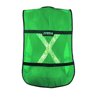Chaleco de malla de alta visibilidad con reflejante térmico. - Verde hi-vis