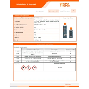 Limpiador de carburador, 470ml (16oz), Truper