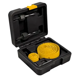 26037 / KIT-14P Juego de 12 brocasierras, 2 mandriles y llave allen, Pretul