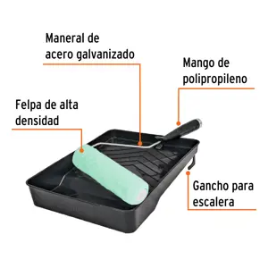 Truper Kit de rodillo para pintar, 9