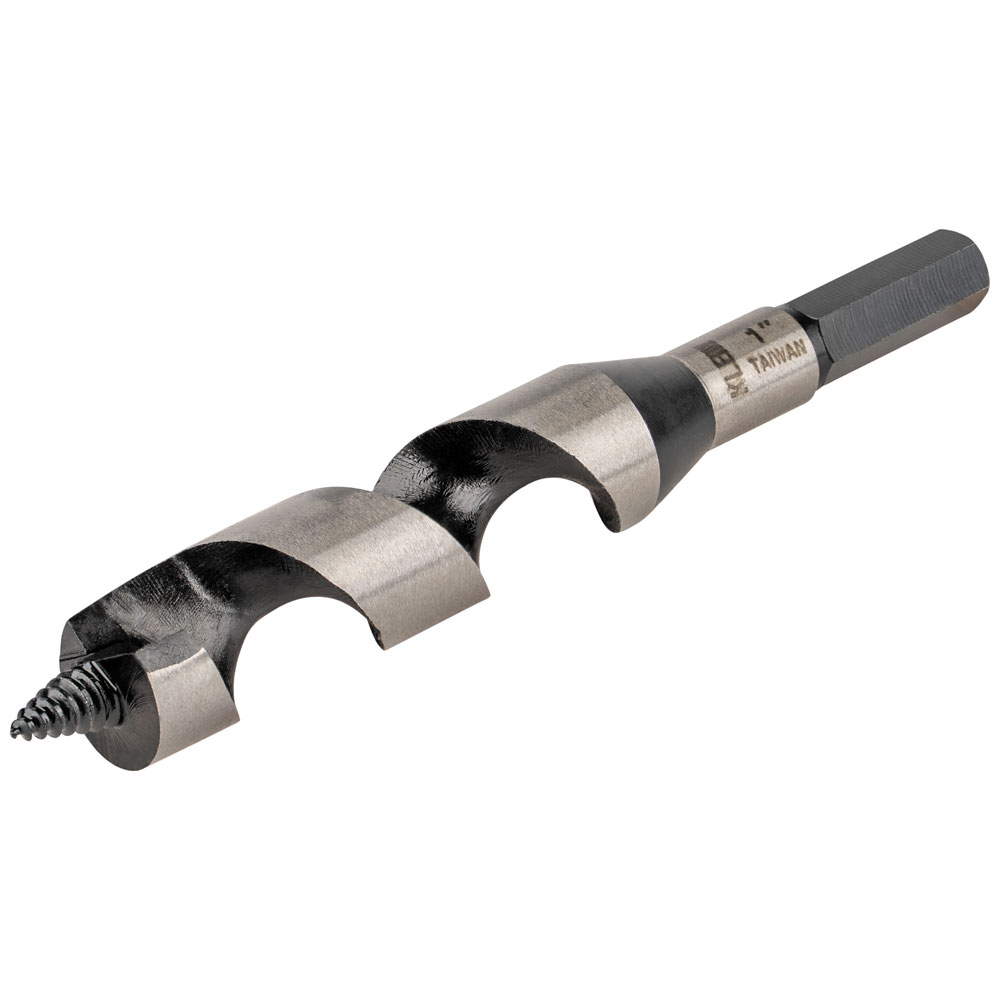 Broca de acero para madera con punta de tornillo de 25 × 102 mm