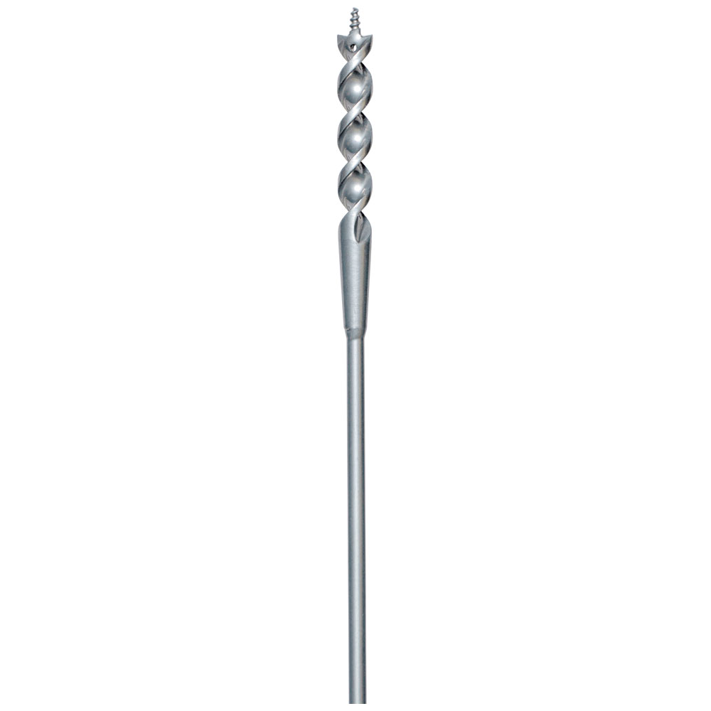 Broca flexible para madera con punta de tornillo, de 9,5 mm × 183 cm