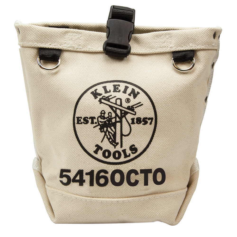 Bolsa de 12,7 × 12,7 × 22,9 cm con conexión de presilla para tornillos y pernos toro
