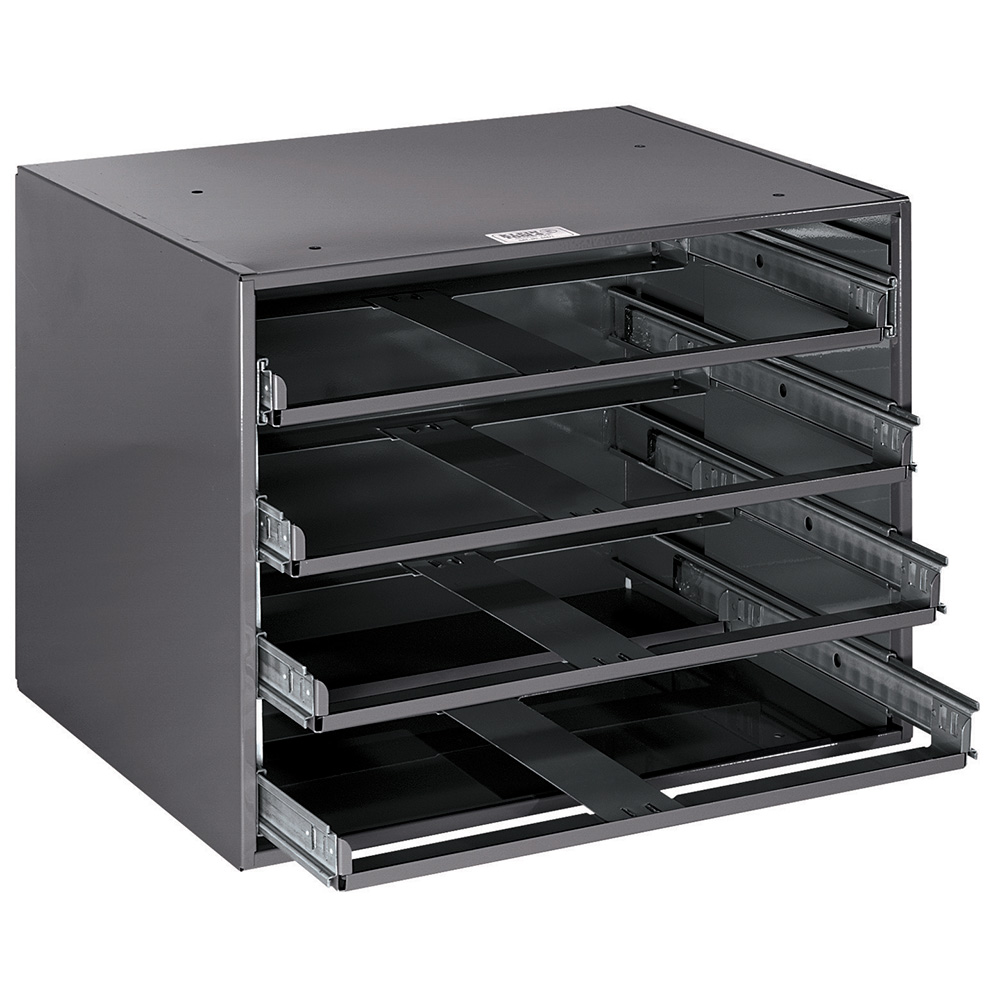 Rack deslizable de 381 mm de alto de 4 cajones