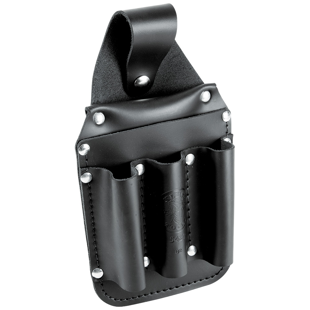 Bolsa de cuero de 14,6 × 6,4 × 25,4 cm con 6 bolsillos para organizar herramientas