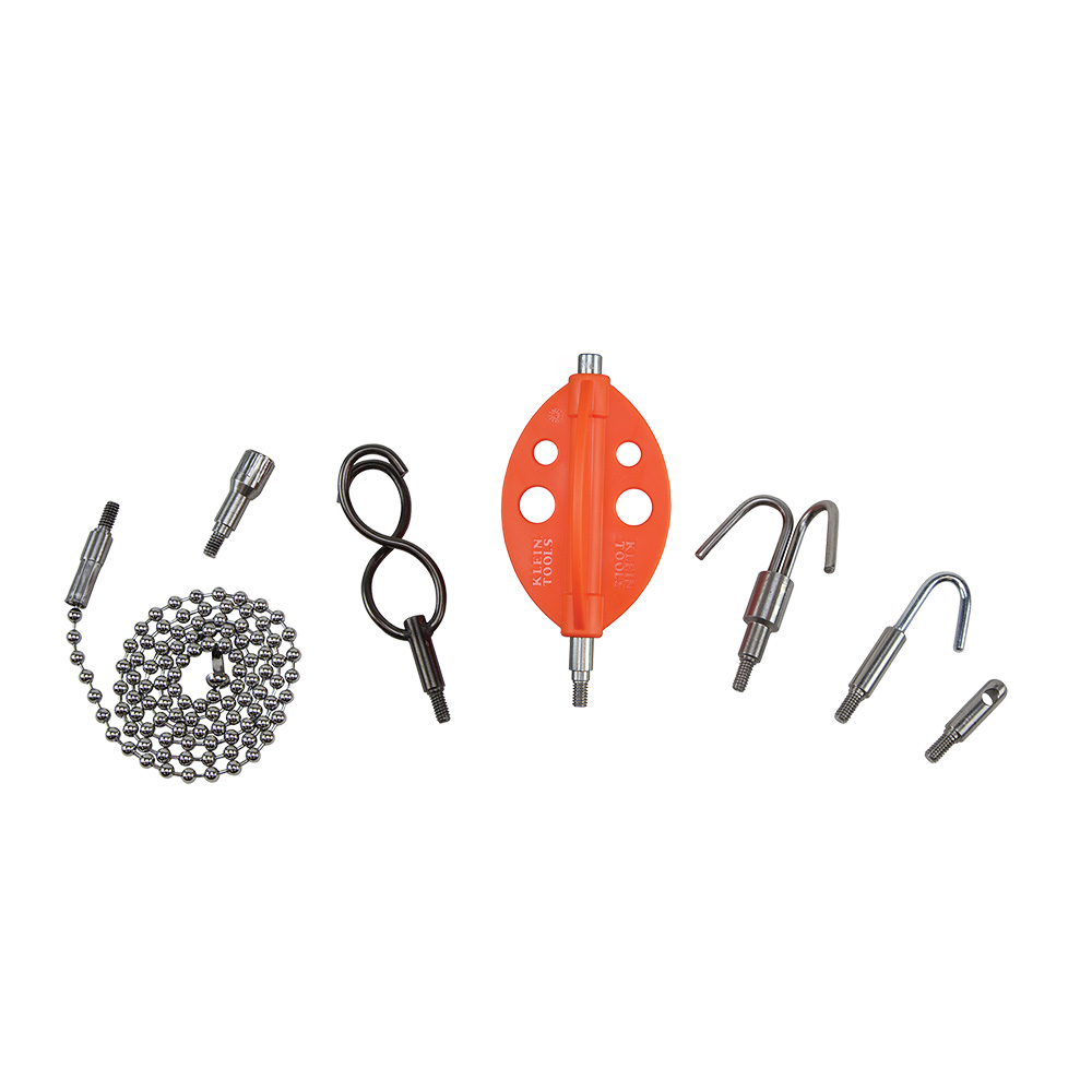 Juego de accesorios de barras para guías jalacables, 7 piezas