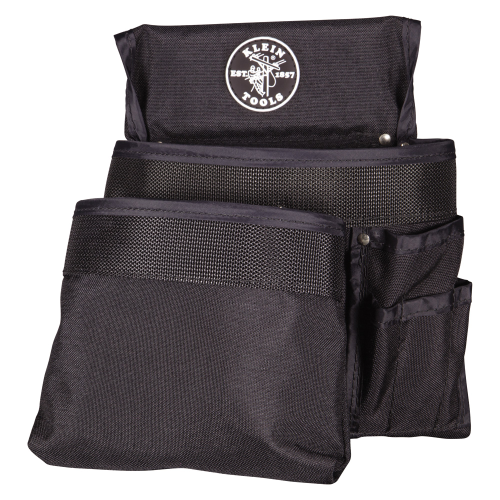 Portaherramientas de la serie PowerLine™ de nylon negro con 8 bolsillos