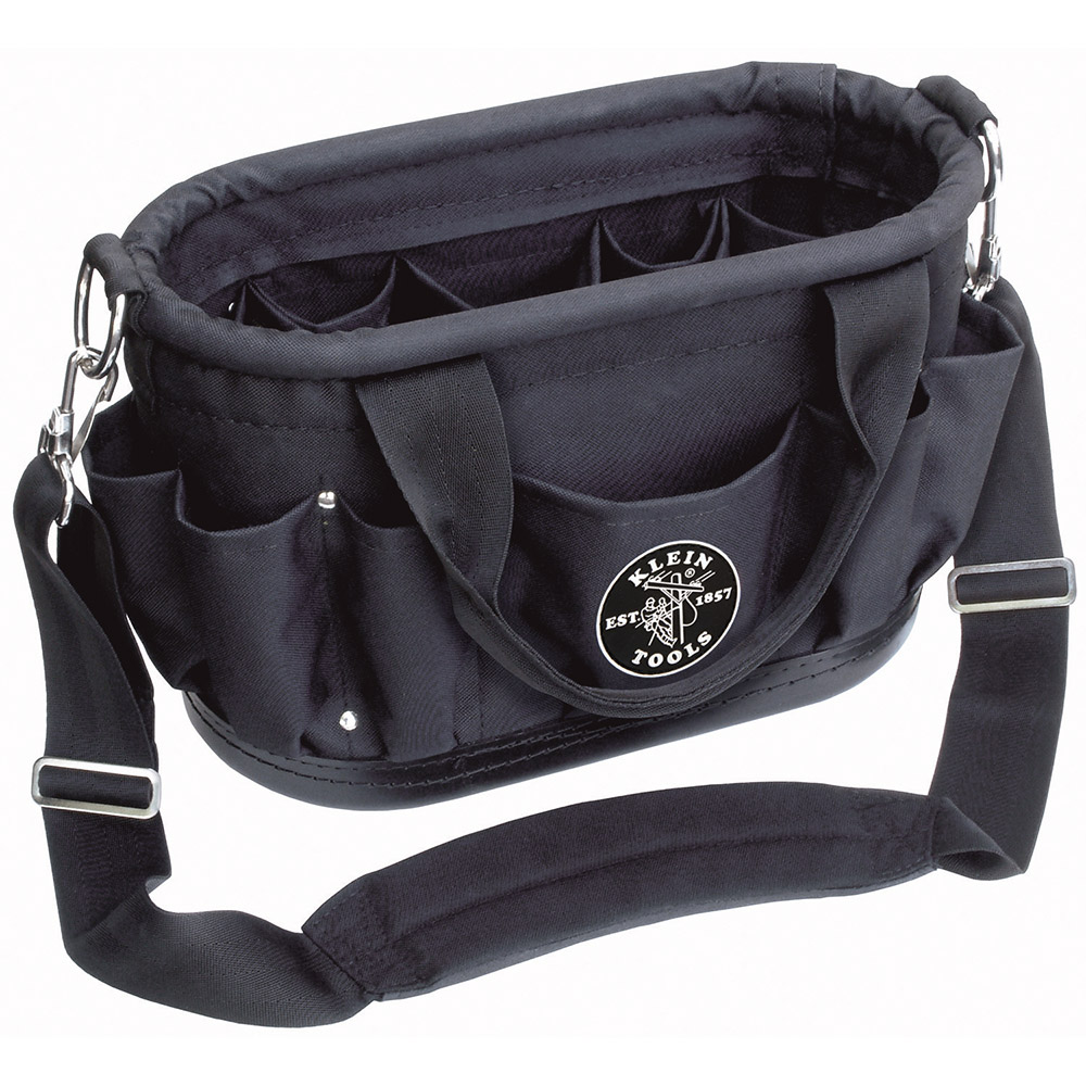 Bolso para herramientas de 12 bolsillos con correa de hombro