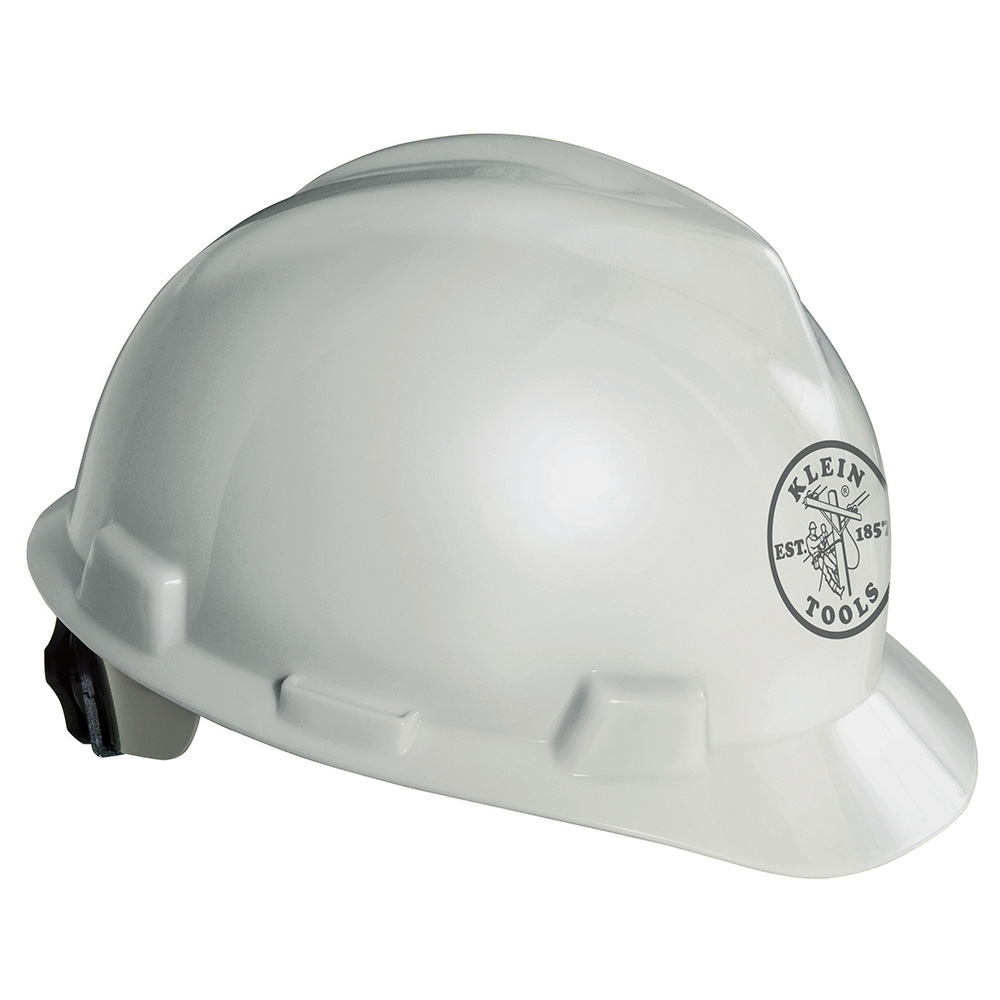 KLEINTOOLS-60019 / 60019 Casco de seguridad V-Gard®, blanco, con el logotipo del liniero de Klein
