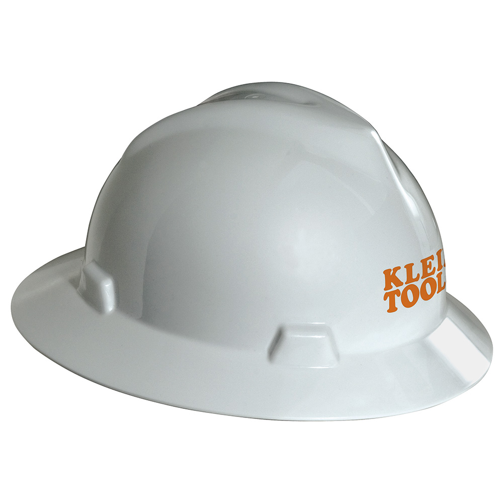 KLEINTOOLS-60034 / 60034 Casco de seguridad tipo cachuca V-Gard®, blanco, con el logotipo de Klein Tools