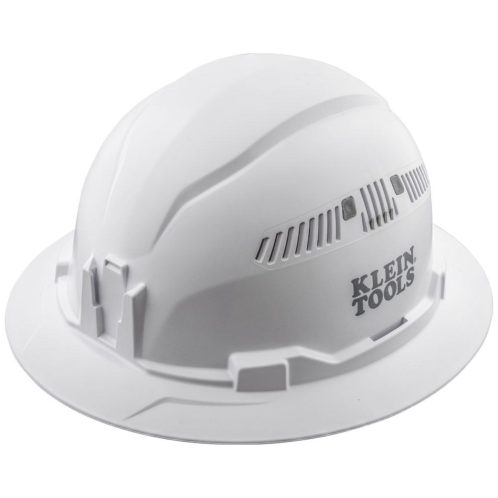 KLEINTOOLS-60401 / 60401 Casco de seguridad tipo cachucha blanco estilo ala completa con ventilación